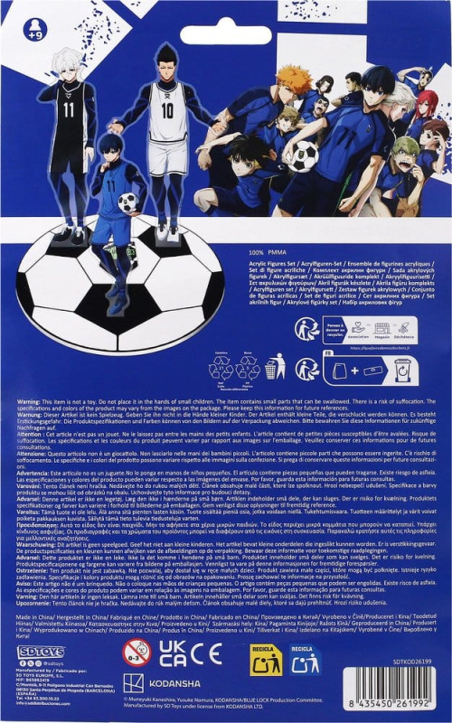 Blue Lock Acrylic Figures Set 15 cm 2