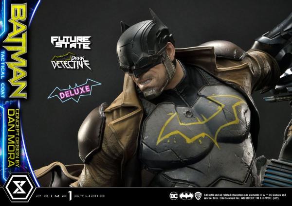 DC Comics Statue 1/4 Batman Dark Detective Tactical Coat Concept Design by Dan Mora Deluxe Bonus Ver