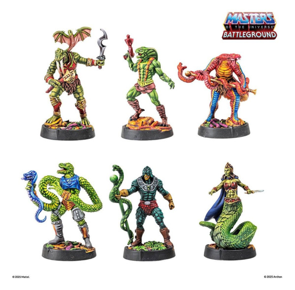 Masters of the Universe: Battleground Miniatures Game Wave 8: Snake Men Faction *Italian Version* 2