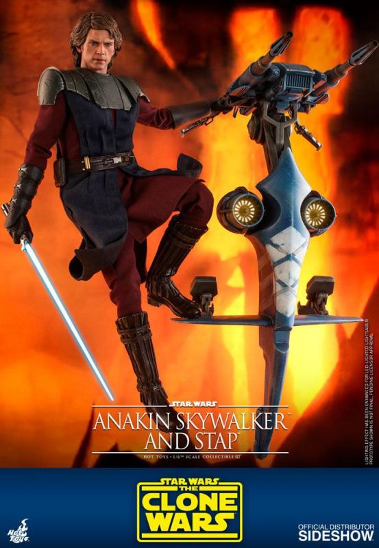 Star Wars The Clone Wars: Anakin Skywalker & STAP - Figure 1/6 - Hot Toys