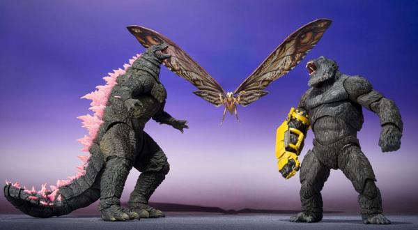 Godzilla x Kong: The New Empire S.H. Monster Arts Action Figures 2-Pack Suko & Mothra