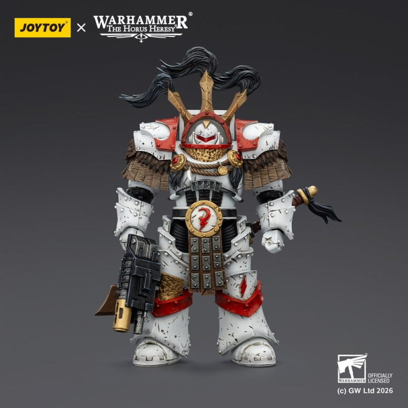 Warhammer 40,000 Action Figure White Scars Legion Praetor in Cataphractii Terminator Armour with Cyb 1