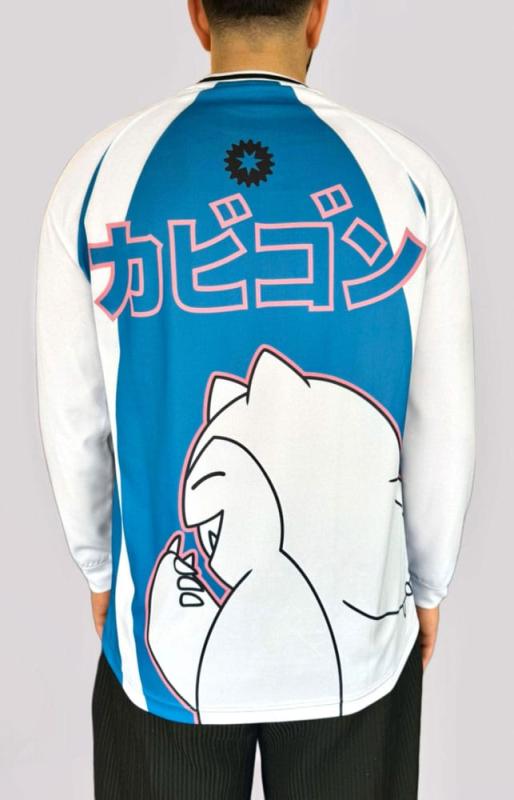 Pokemon Sweater Soccer Jersey Snorlax Size XXXL