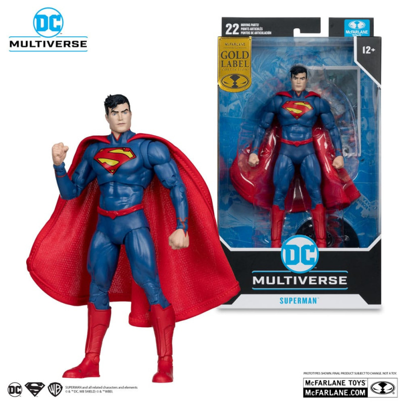 The New 52 DC Multiverse Action Figure Superman (Gold Label) 18 cm 4