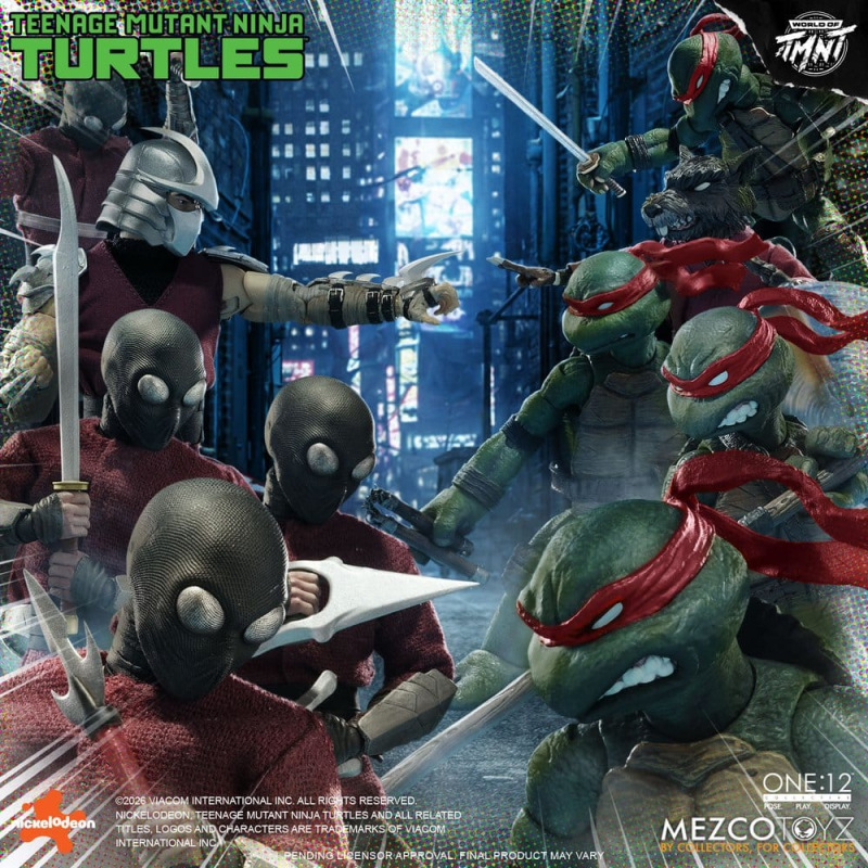 Teenage Mutant Ninja Turtles One:12 Collective Action Figures 1/12 Boxed Set 17 cm 10
