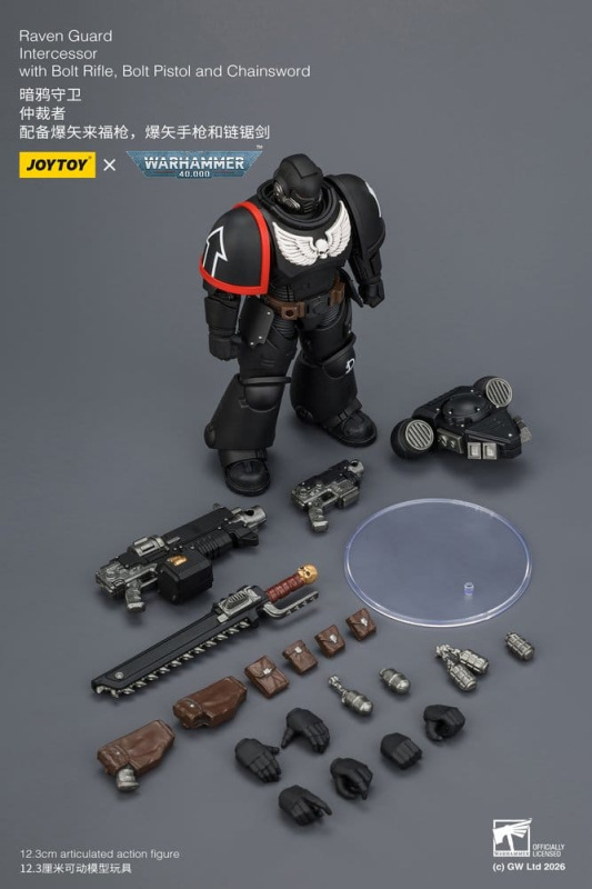 Warhammer 40,000 Action Figure Raven Guard Intercessor 12 cm 8