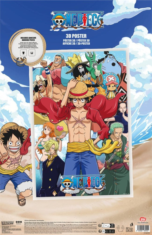 One Piece 3D Poster Group Fishman Island 38 x 58 cm 3