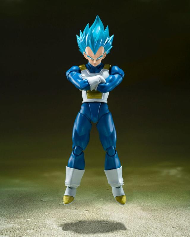 Dragon Ball Super S.H. Figuarts Action Figure Super Saiyan God Super Saiyan Vegeta -Unwavering Saiya 3