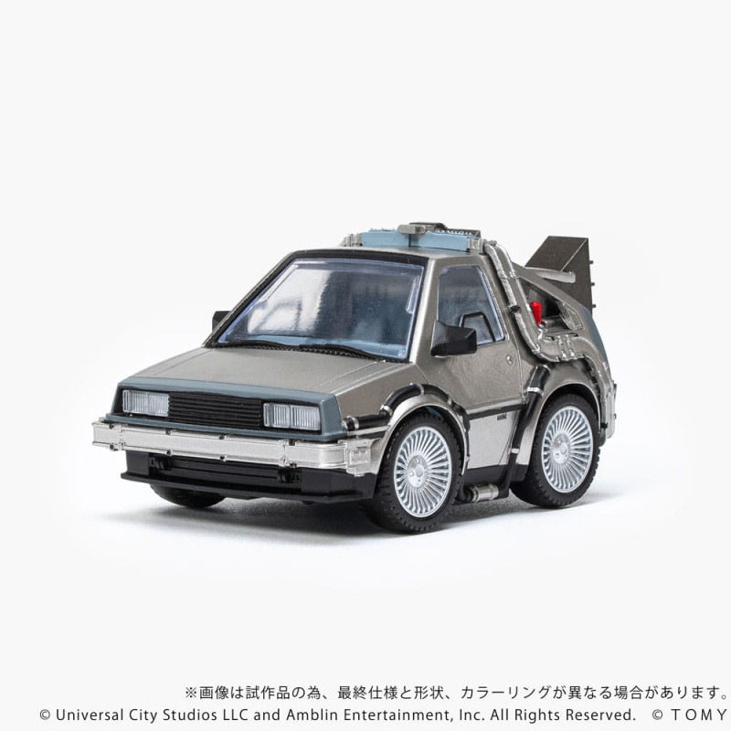 Back to the Future Q-Village Vehicle with mini-figures Time Machine 9 cm 8