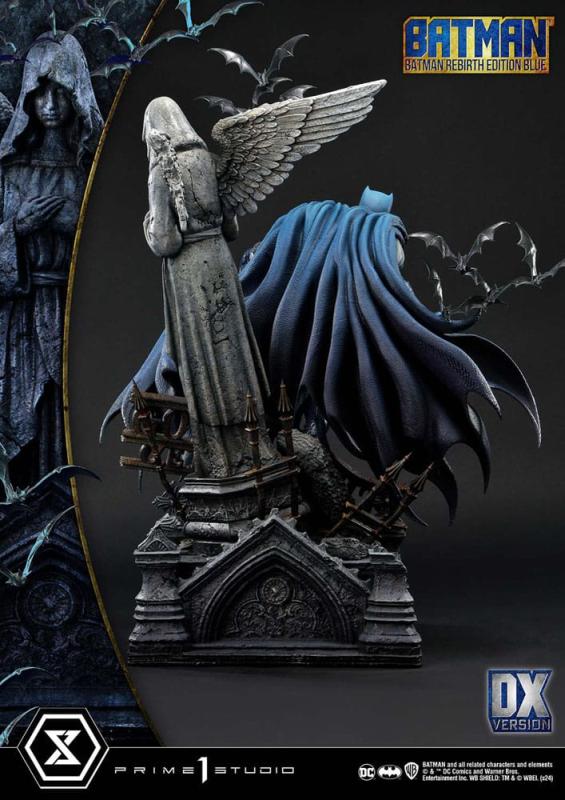 Batman Ultimate Premium Masterline Series Statue 1/4 Batman Rebirth Edition Blue Deluxe Bonus Versio