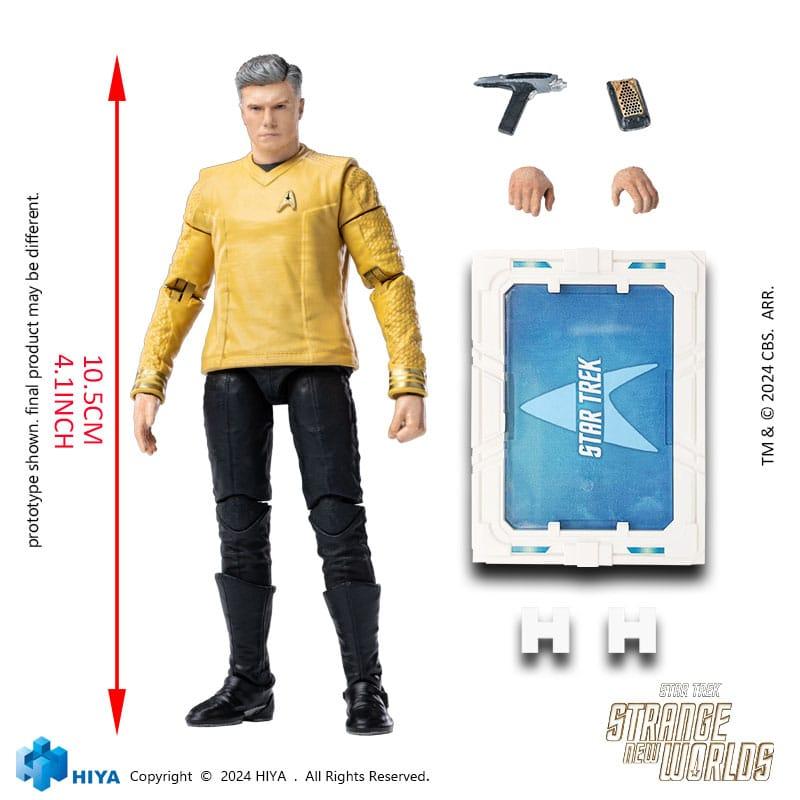 Star Trek Strange New Worlds Exquisite Mini Series Actionfigur 1/18 Pike 11 cm 9