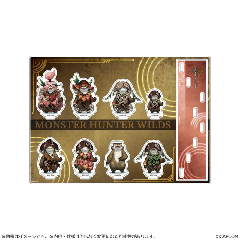 Monster Hunter Wilds Acrylic Stand Plumpeach Set 15 cm 1