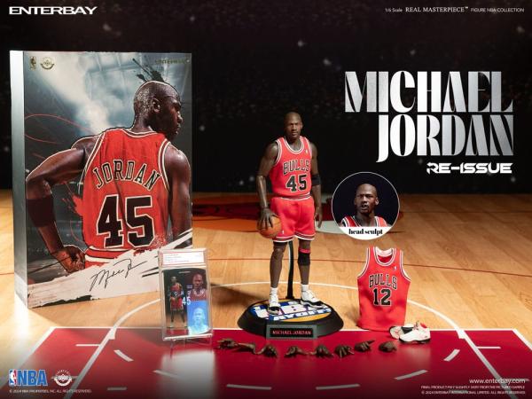 NBA Collection Real Masterpiece Actionfigur 1/6 Michael Jordan I'm Back Edition Limited 30 cm 2