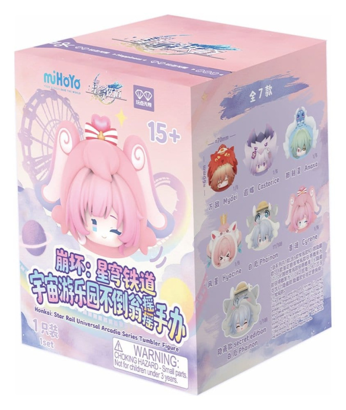 Honkai: Star Rail PVC Mini Figures Cosmic Amusement Park Wobble Doll Blind Box Display (6) 1