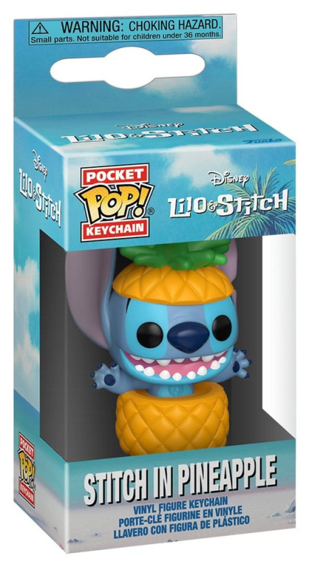 Lilo&Stitch POP! Vinyl Keychains 4 cm Stitch in pineapple Display (12) 1