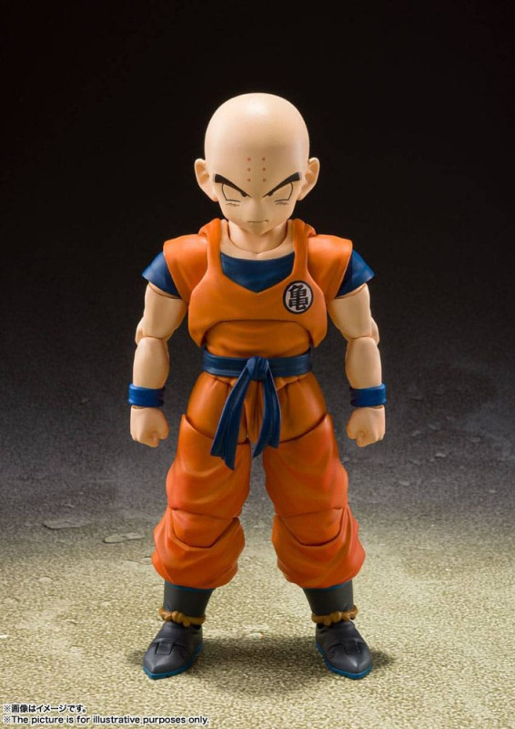Dragon Ball Z S.H. Figuarts Action Figure Krillin-Earth's Strongest Man (Reissue) 12 cm 1