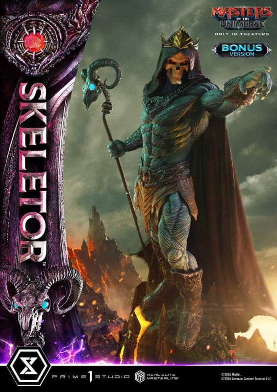Masters of the Universe (2026 Film) Real Elite Masterline Series Statue 1/3 Skeletor Bonus Version 9 3