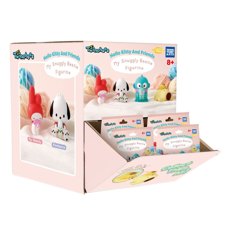 Sanrio Twinchees Mini Figures Hello Kitty & Friends My Cuddly Buddy 5 cm Blind Pack Display (24) 6