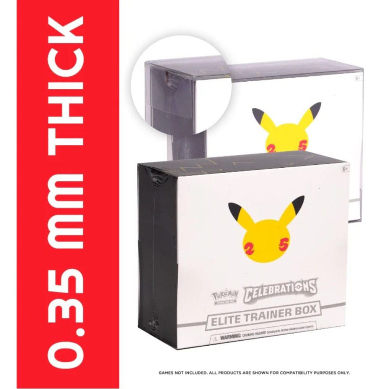 PET Protectors 5-Pack for Booster Boxes / Elite Trainer Boxes Ver. 2 1
