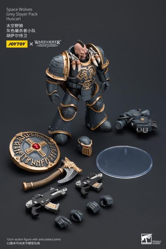 Warhammer The Horus Heresy Action Figure 1/18 Space Wolves Grey Slayer Pack Huscarl 12 cm