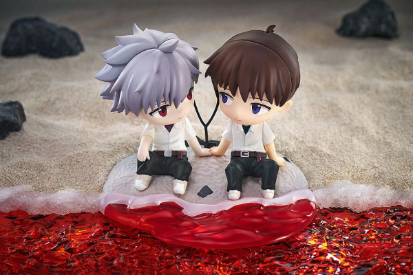 Rebuild of Evangelion Chibi Figure Shinji Ikari & Kaworu Nagisa 8 cm 5