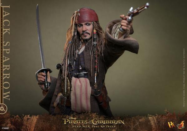 Pirates of the Caribbean: Dead Men Tell No Tales DX Action Figure 1/6 Jack Sparrow 30 cm 12