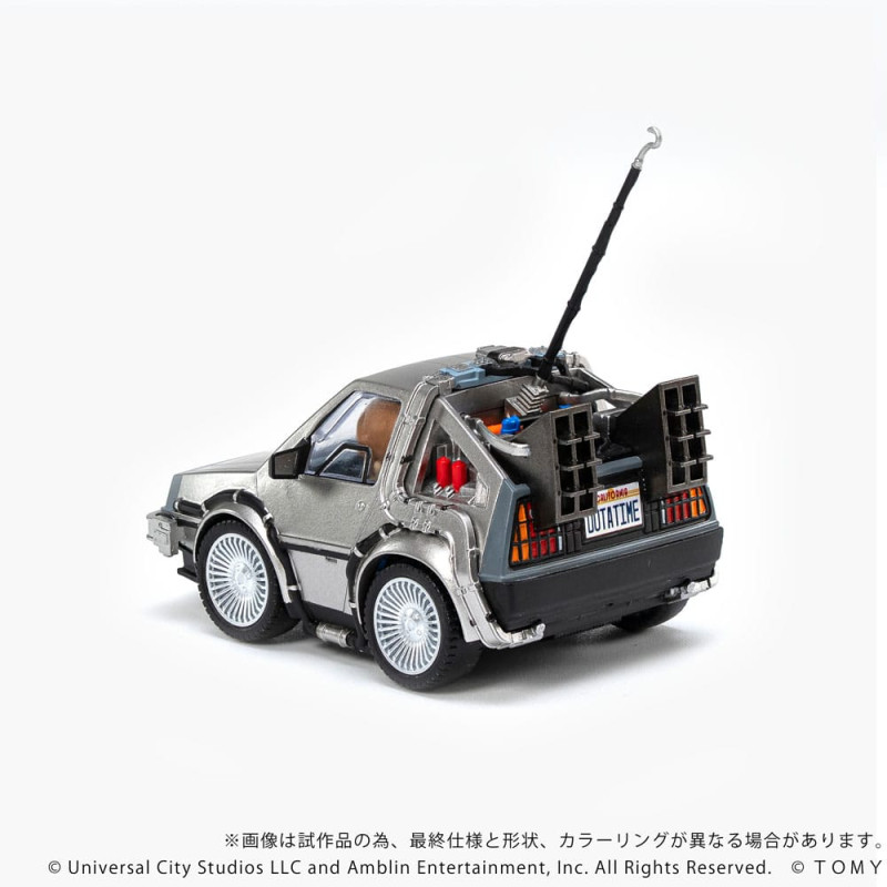 Back to the Future Q-Village Vehicle with mini-figures Time Machine 9 cm 5