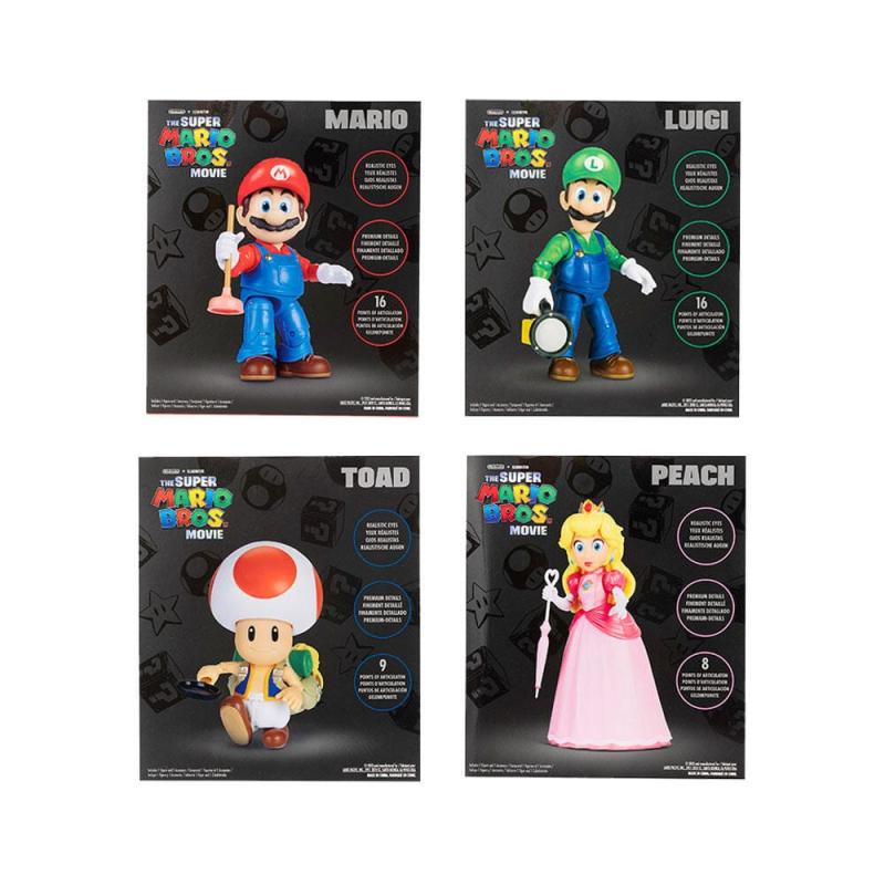 The Super Mario Bros. Movie Action Figures 13 cm Assortment (6)