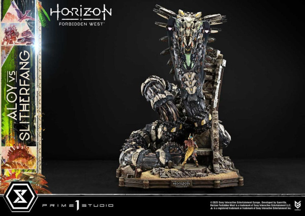 Horizon Forbidden West Ultimate Diorama Masterline Series Statue Aloy vs. The Slitherfang Bonus Vers 11