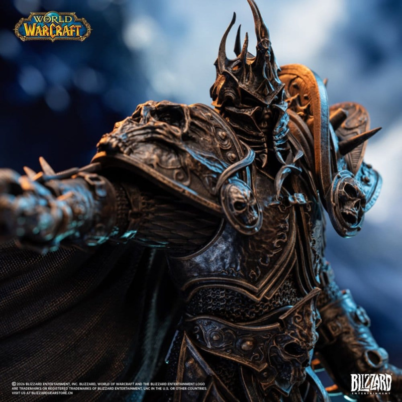 World of Warcraft Statue 1/10 The Lich King (Bronze-Colored Edition) 27 cm 3
