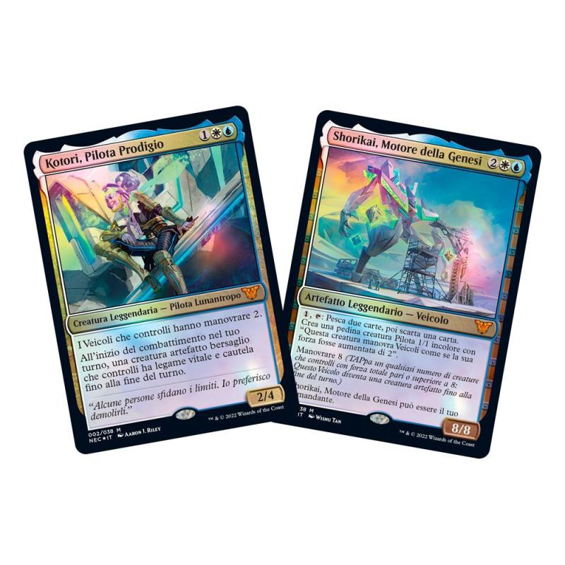 Magic the Gathering Kamigawa: Neon Dynasty Commander Decks Display (4) italian 8