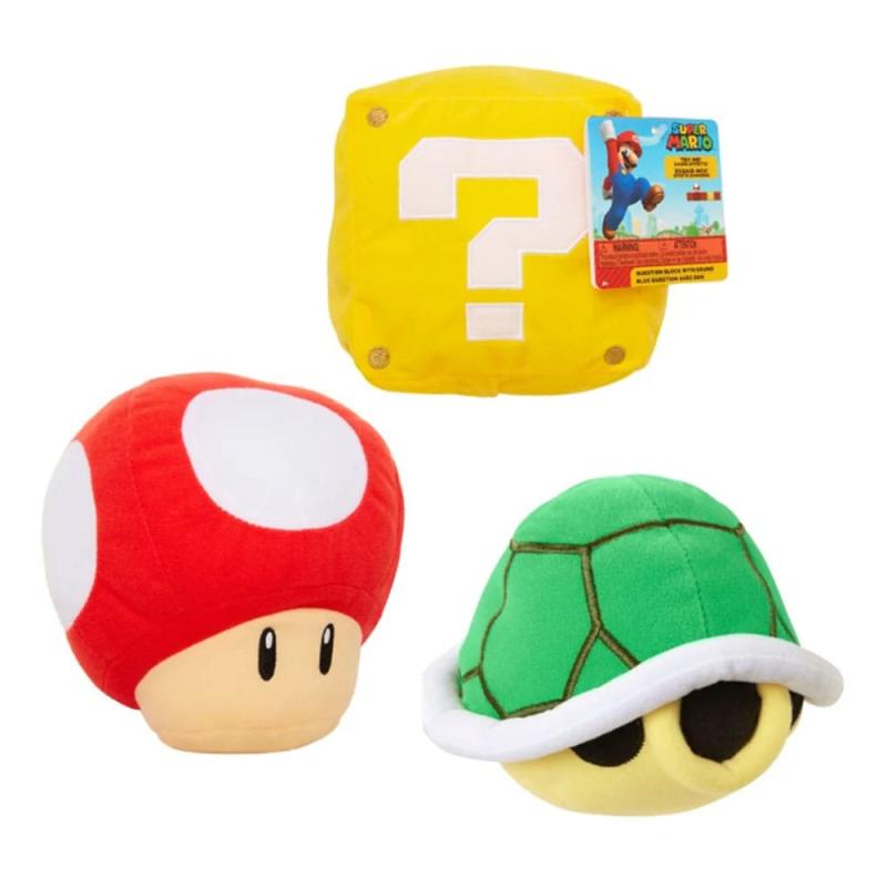 World of Nintendo Super Mario Plush Figures Assortment (6)