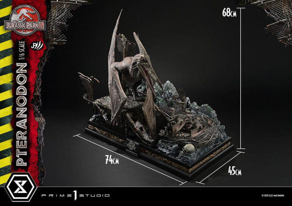 Jurassic Park III Legacy Museum Collection Statue 1/6 Pteranodon Bonus Version 68 cm 8