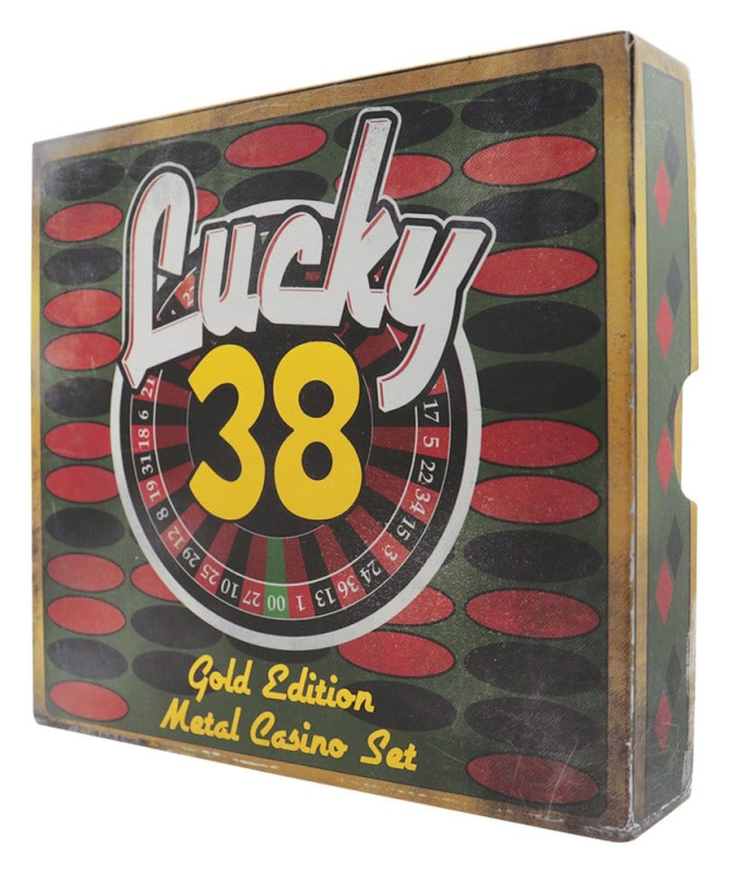 Fallout: New Vegas Replica Lucky 38 Imitation Gold Casino Set Limited Edition 1