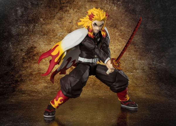 Demon Slayer: Kimetsu no Yaiba S.H.Figuarts Action Figure Kyojuro Rengoku 15 cm 3