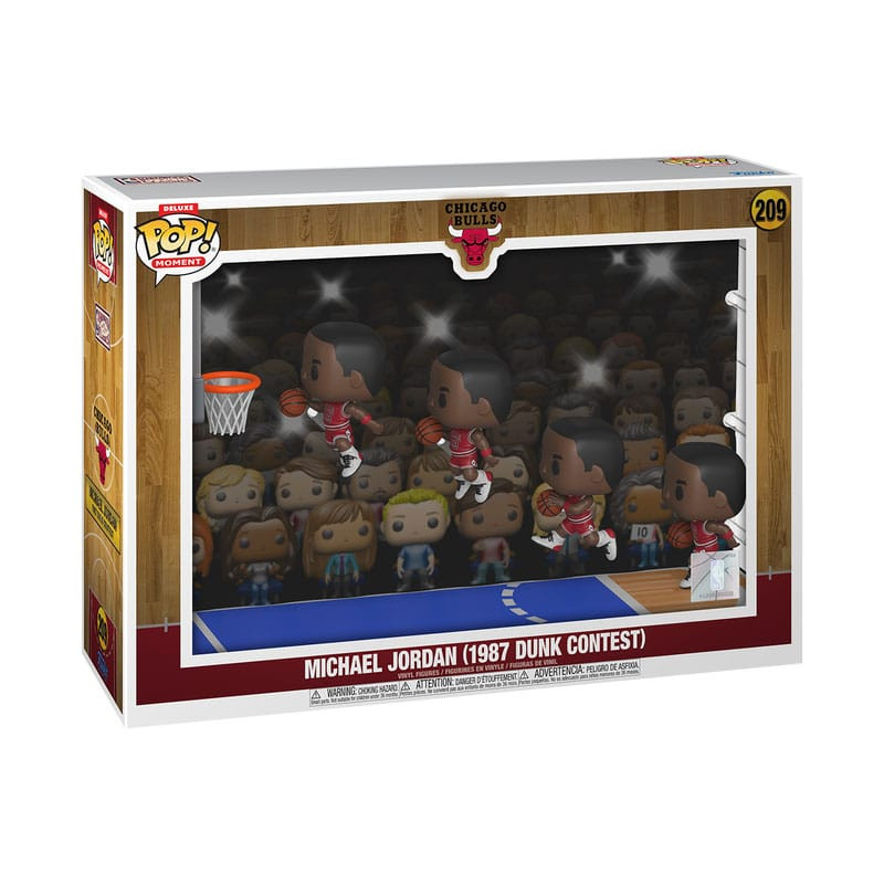 NBA POP Moments Deluxe Vinyl Figures Bulls-MJ('87 Dunk Contest) 9 cm 1