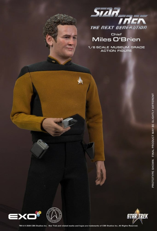 Star Trek: The Next Generation Action Figure 1/6 Chief Miles O'Brien with Transporter Console 30 cm 12