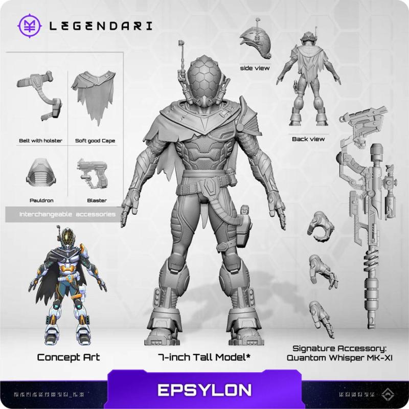 Legendari Actionfigur 1/10 Epsylon 18 cm