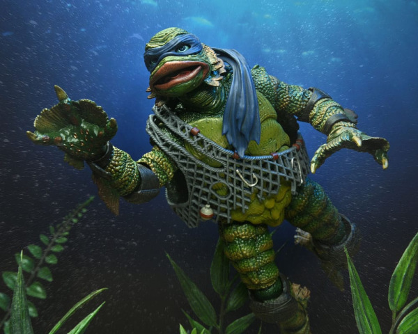 Universal Monsters/Teenage Mutant Ninja Turtles Action Figure Leonardo as the Creature 18 cm 11