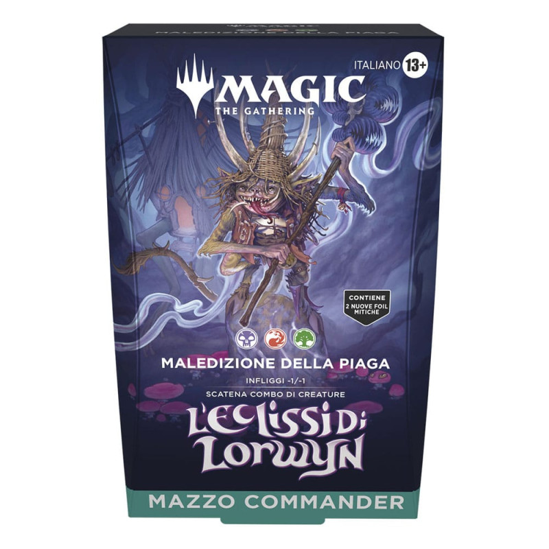 Magic the Gathering L'Eclissi di Lorwyn Commander Decks Display (4) italian 5