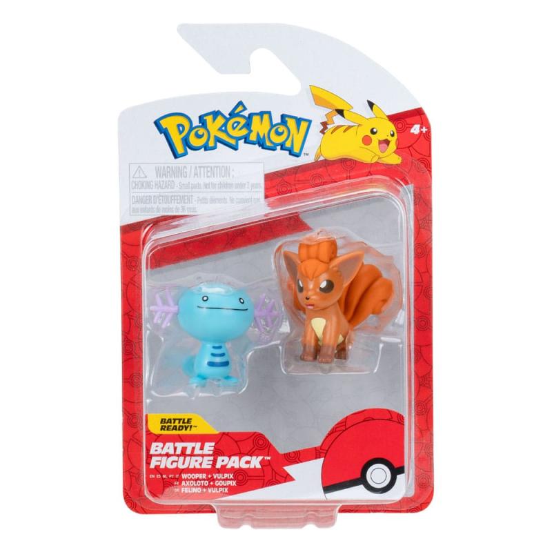 Pokémon Battle Figure Set Figure 2-Pack Wooper & Vulpix 1