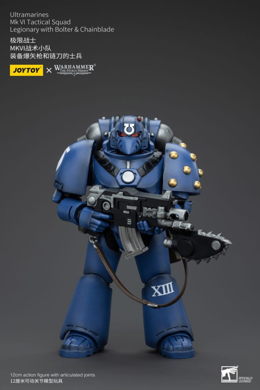 Warhammer The Horus Heresy Action Figure 1/18 Ultramarines MK VI Tactical Squad Legionary with Bolte 1