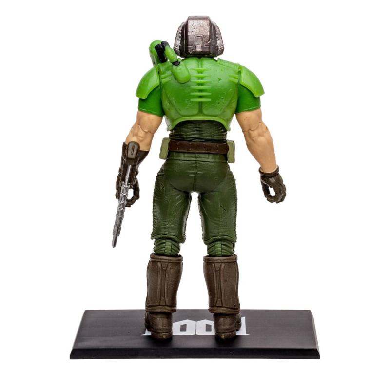 Doom Eternal Action Figure Doom Slayer Classic (Glow In The Dark Edition) Gold Label 18 cm