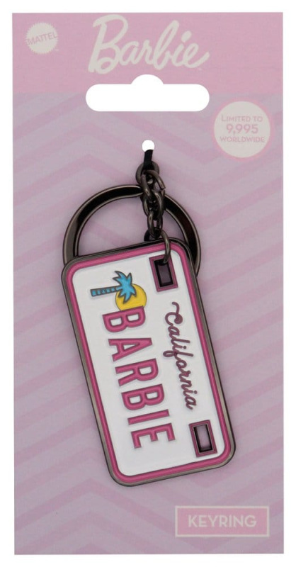 Barbie License Plate Keyring Limited Edition 3