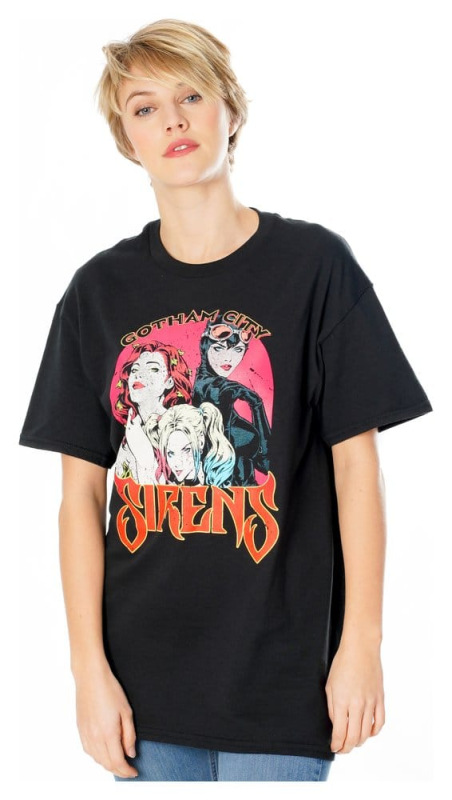Gotham City Sirens T-Shirt Vintage Poster Size XXL 4