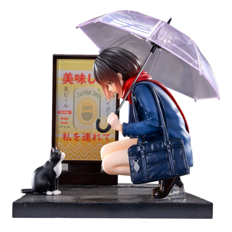 Original Character Statue 1/7 Rainy Day - Meeting Illustrated by Catzz 16 cm