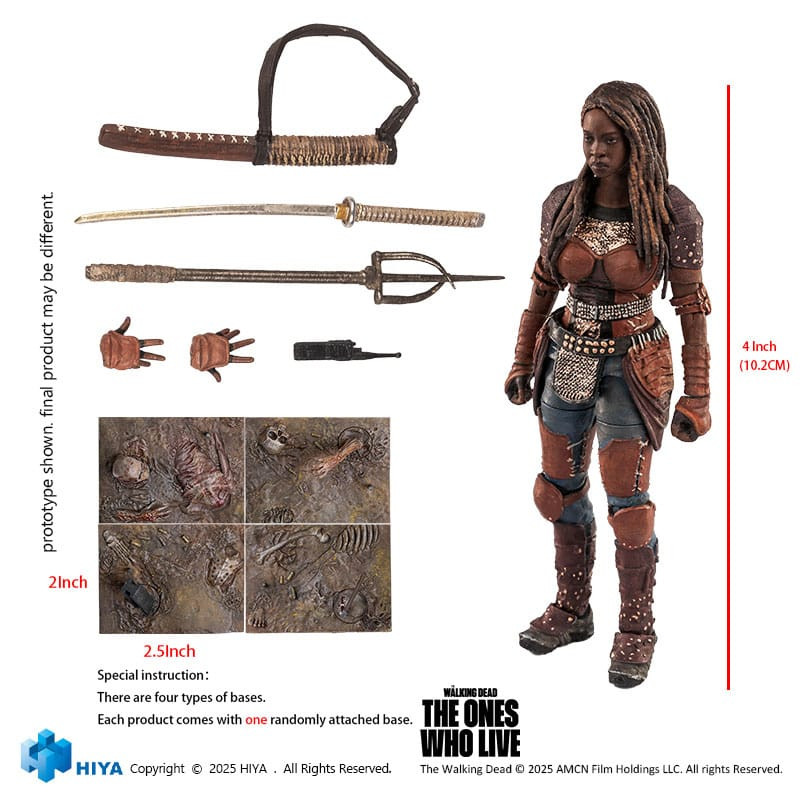 The Walking Dead: The Ones Who Lived Exquisite Mini Action Figure 1/18 Michonne 10 cm 9