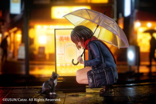 Original Character Statue 1/7 Rainy Day - Meeting Illustrated by Catzz 16 cm 2