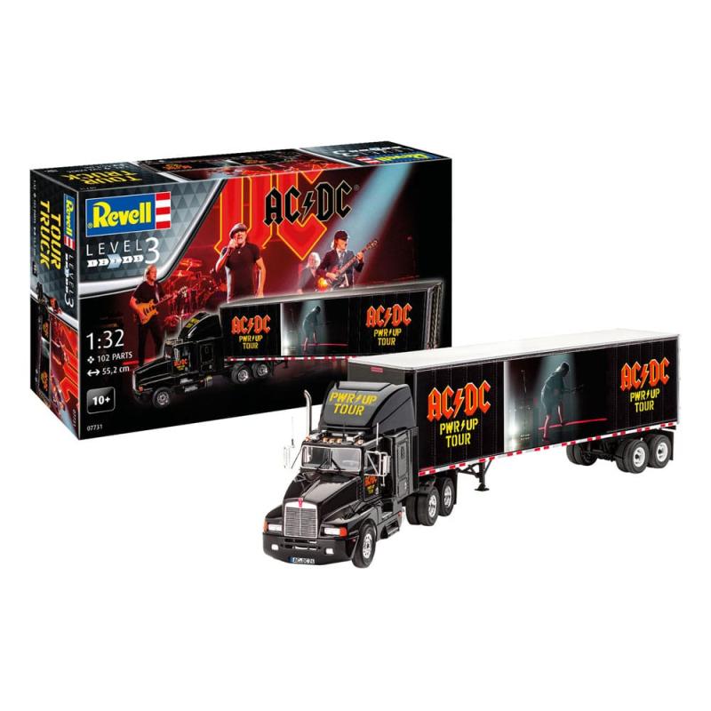 AC/DC Model Kit Gift Set Tour Truck & Trailer 55 cm 1