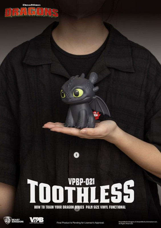 How to Train Your Dragon Piggy Vinyl Bank Toothless 12 cm 6